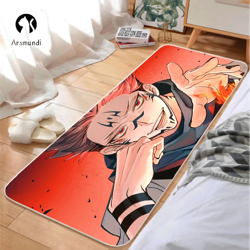 

Living Room Rugs Mats Ковер Bathroom Mat Doormat Entrance Door Jujutsu Kaisen Rug Kitchen Bedroom Carpet Bath Children the Foot