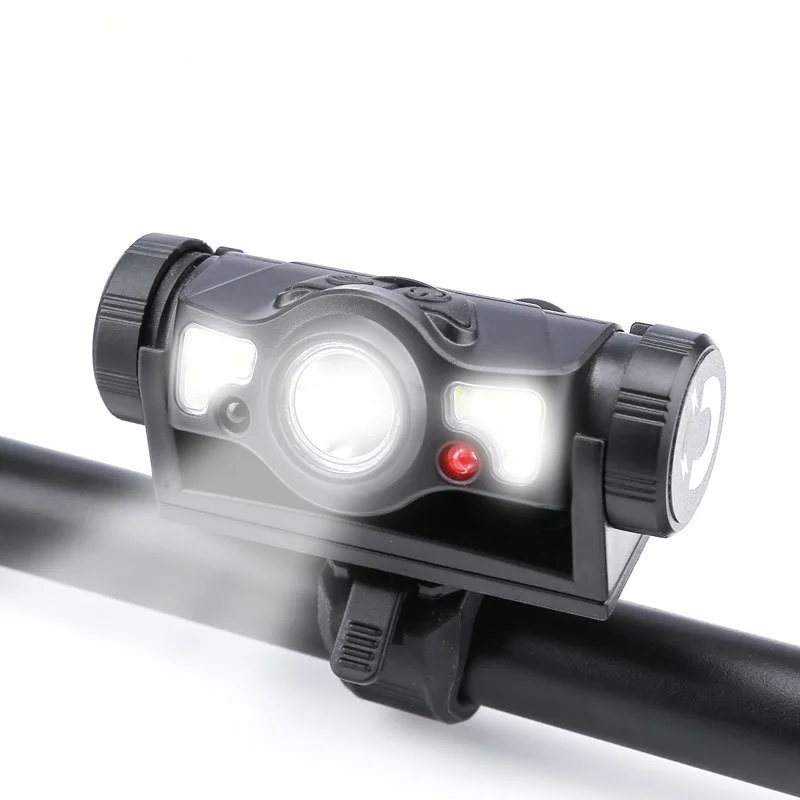 

LED induction headlamp USB charging outdoor strong light fishing headlamp night fishing headlamp headlamp