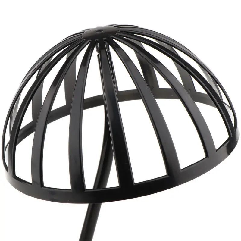 

Cap Rack Wigs Stand Organizer Plastic 2 colors Displaying 30cm Showcase Freestanding Storage Dryer White/Black