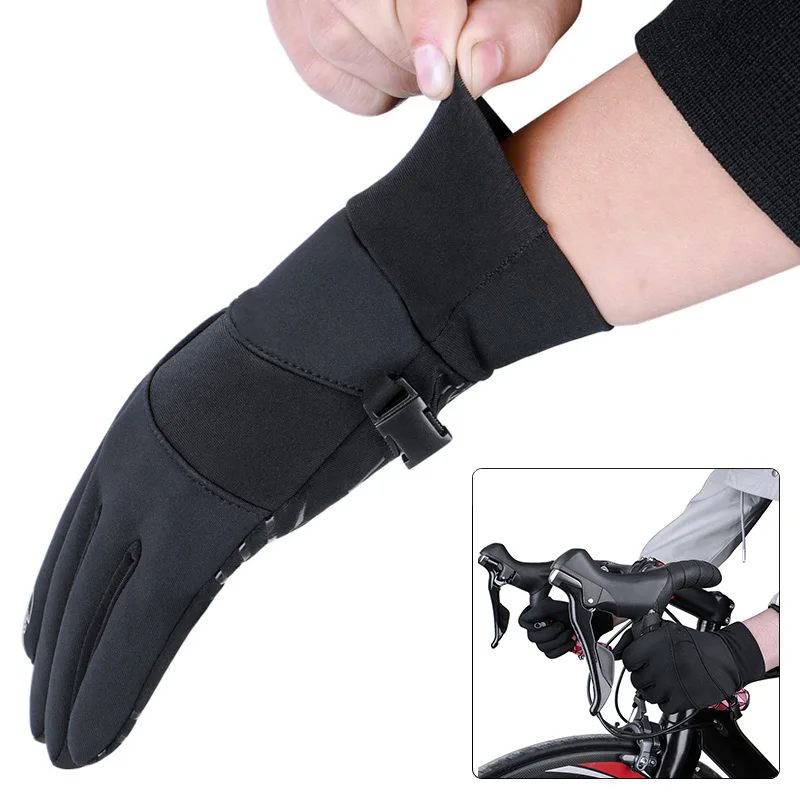 Нескользящие амортизирующие велосипедные перчатки с закрытыми пальцами, весенние и летние мужские дышащие перчатки для езды на велосипеде...