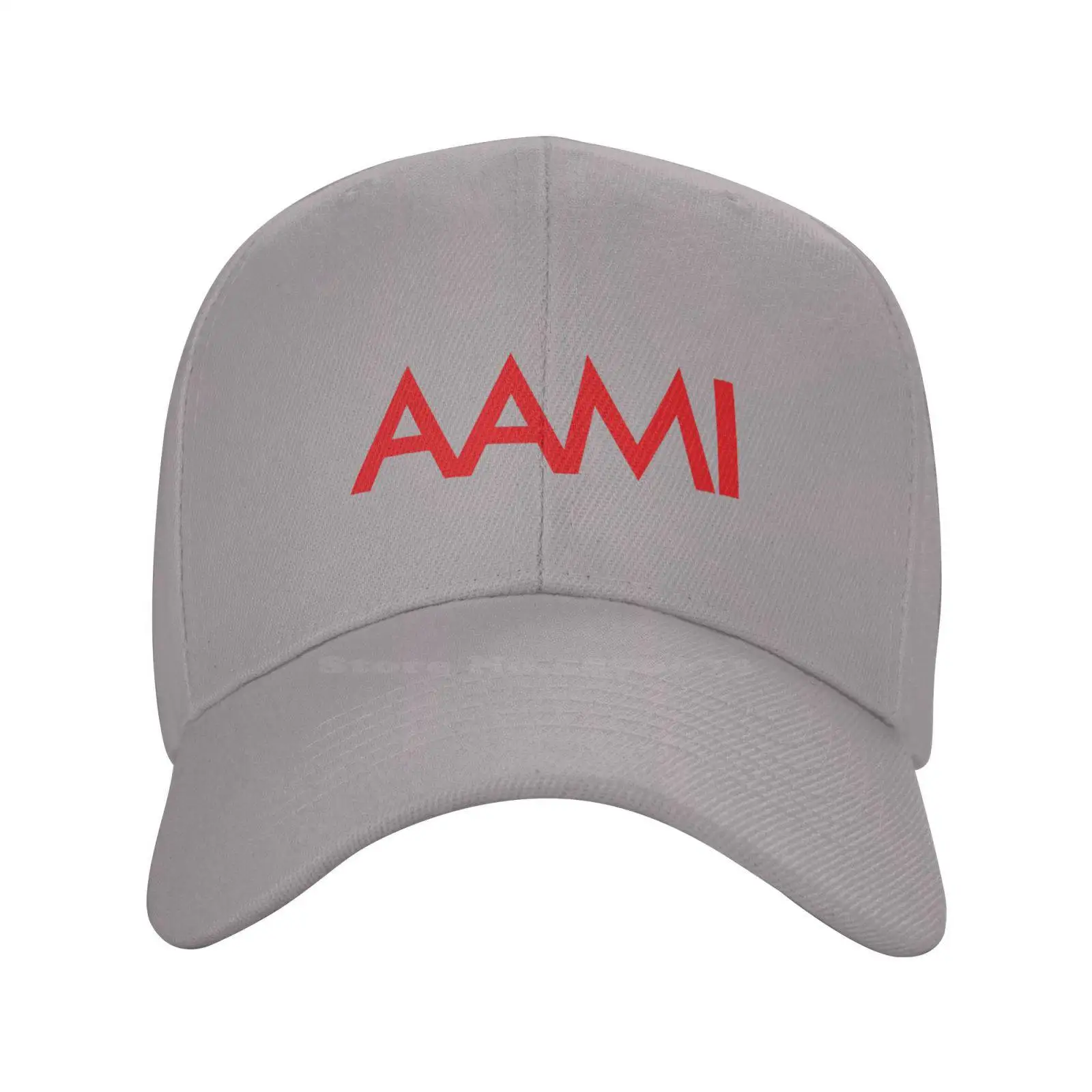 Качественная джинсовая бейсболка с логотипом AAMI