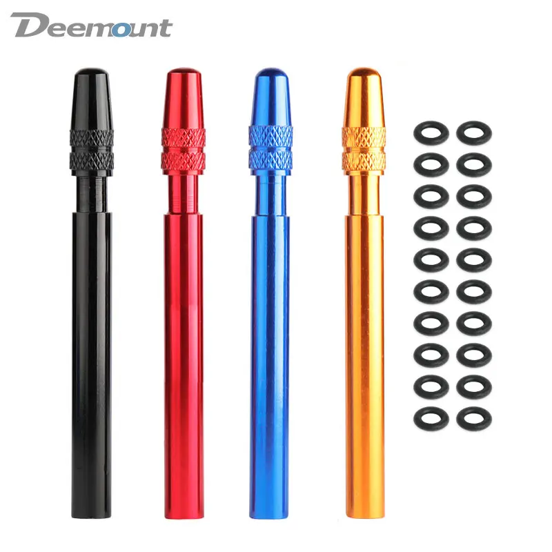 

Bicycle 1Pair Presta Valve Extender W/ Cap CNC Aluminum Alloy Anodized F/V Extension for Fixed Road Bike Rims 50mm 60mm