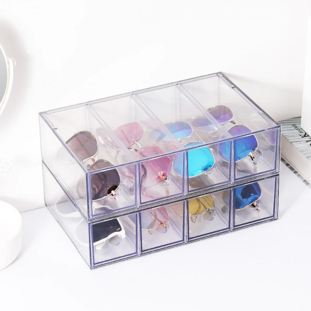 Четырехслойные акриловые очки в стиле выдвижного ящика для защиты от пыли