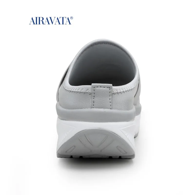 Slippers PU Women Shoes Waterproof Women Non-Slip Indoor Outdoor Cozy Home Autumn Thick Hee