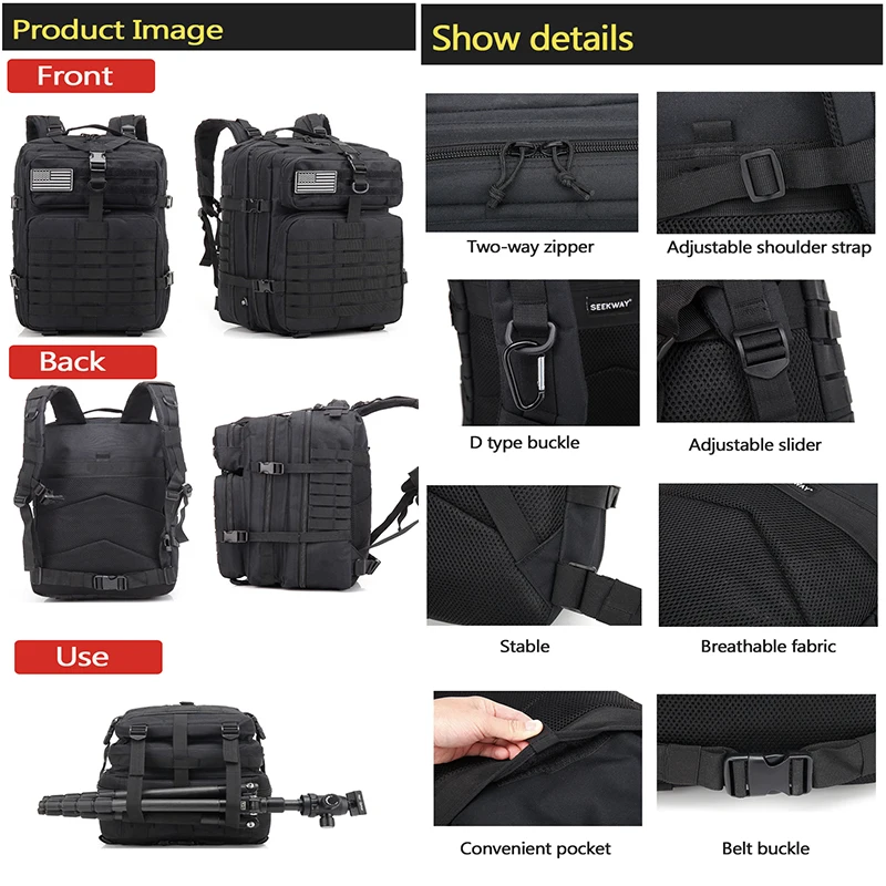 30/45л мужские тактические рюкзаки походные дорожные сумки для выживания на