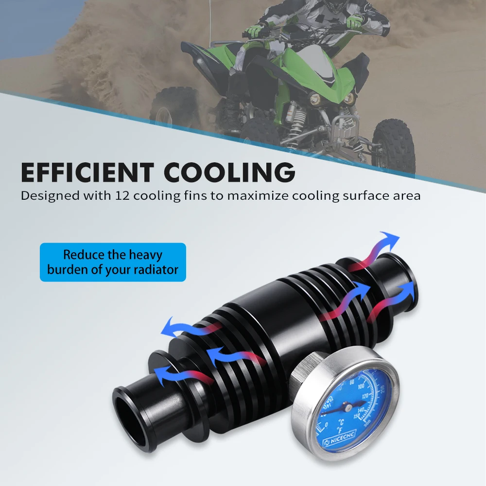 Встроенный радиатор охлаждающей жидкости для Yamaha YFZ450 YFZ450R YFZ450SE Raptor 700R 2009-2024 ATV