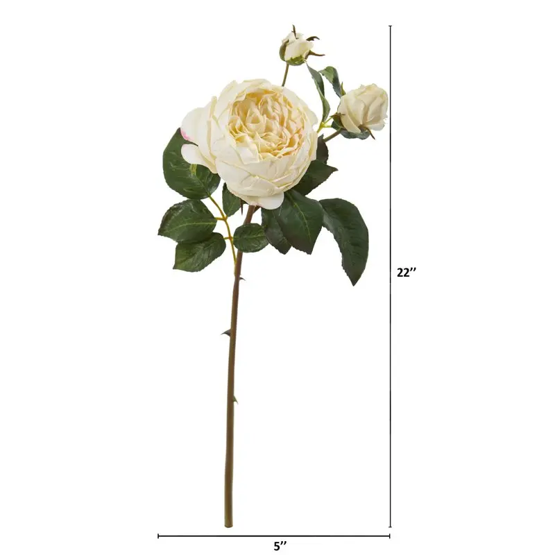

- Non-Toxic, Lovely, Vibrant, Romantic Colors for Home Decoration Rose Artificial Flower Set of 6 - Non-Toxic, Vibrant, Lovely C