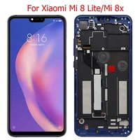original mi8 lite lcd for xiaomi mi 8 lite display with frame 6 26 for xiaomi mi 8x lcd touch screen mi8 youth lcd display
