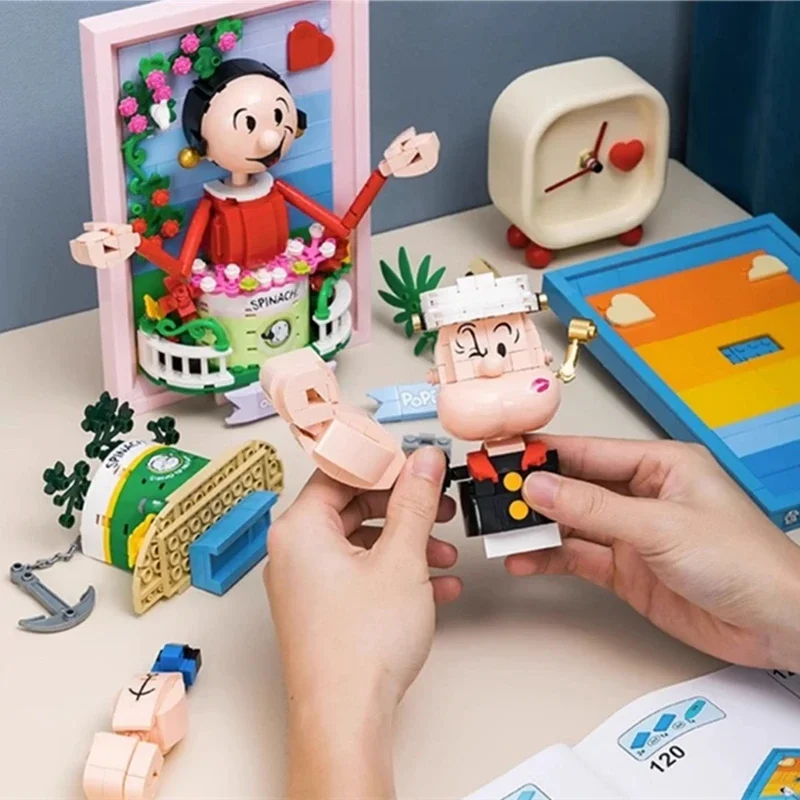 Popeye The Sailor Building Blocks Olive Oyl Детские игрушки рождественские подарки украшения с