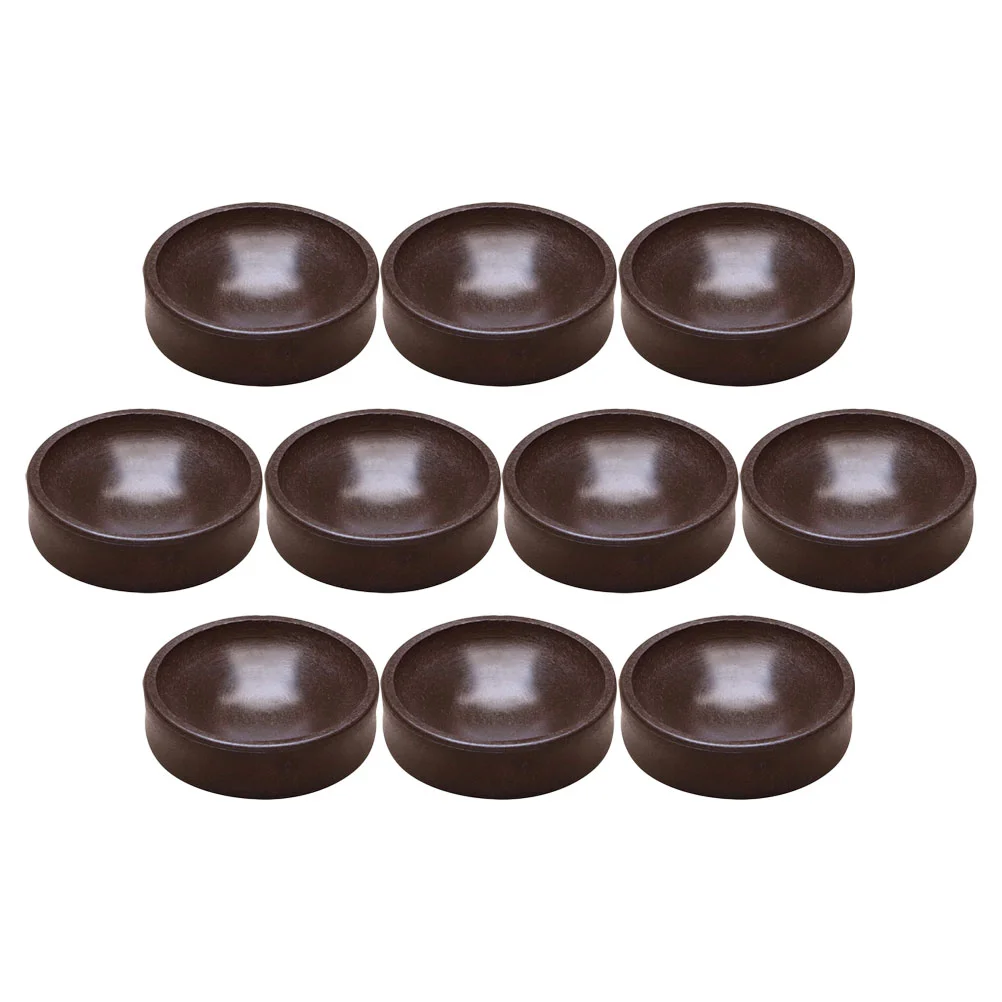 

10 Pcs Floor Piano Furniture Caster Cups Wood Chair Leg Protector Casters Shockproof Mat