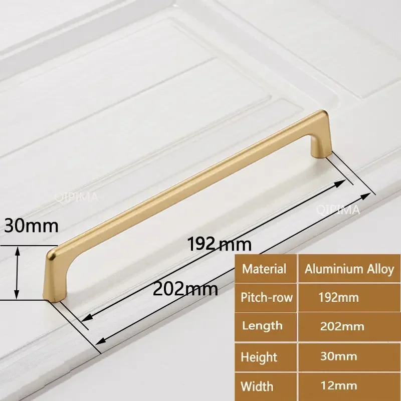 

Ручки для шкафов золотые алюминиевые