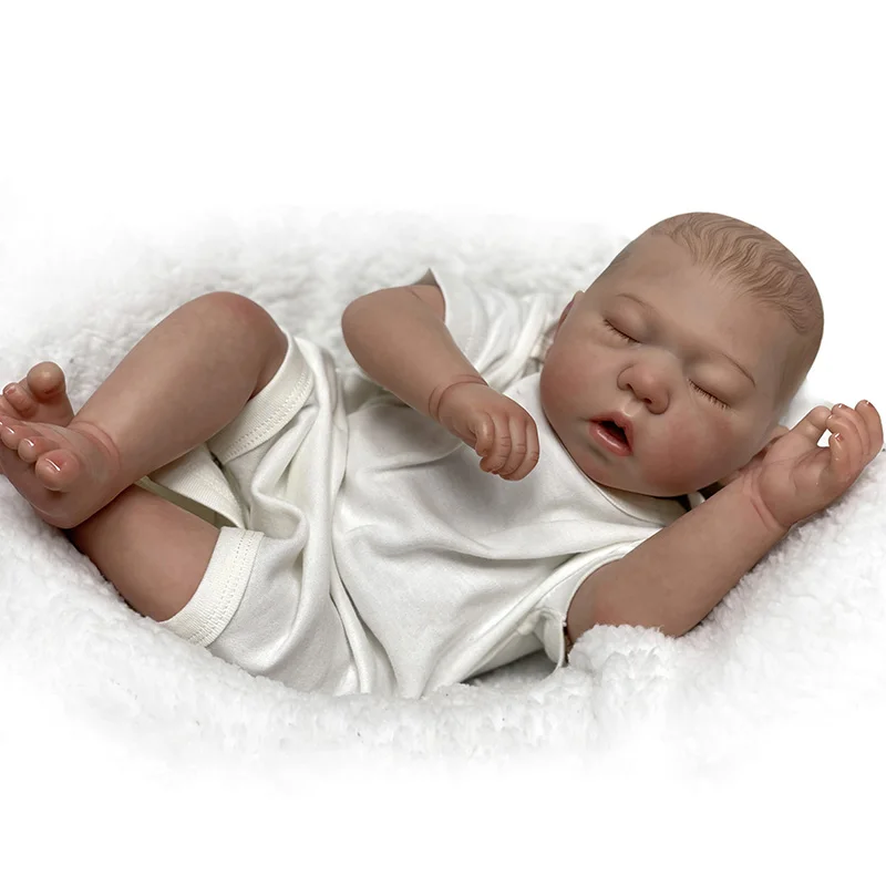 

Reborn Doll Boy Baby 50CM Soft Vinyl Realistic Newborn Toy For Children Boneca Renascida Brinquedo Bebe Para Crianças
