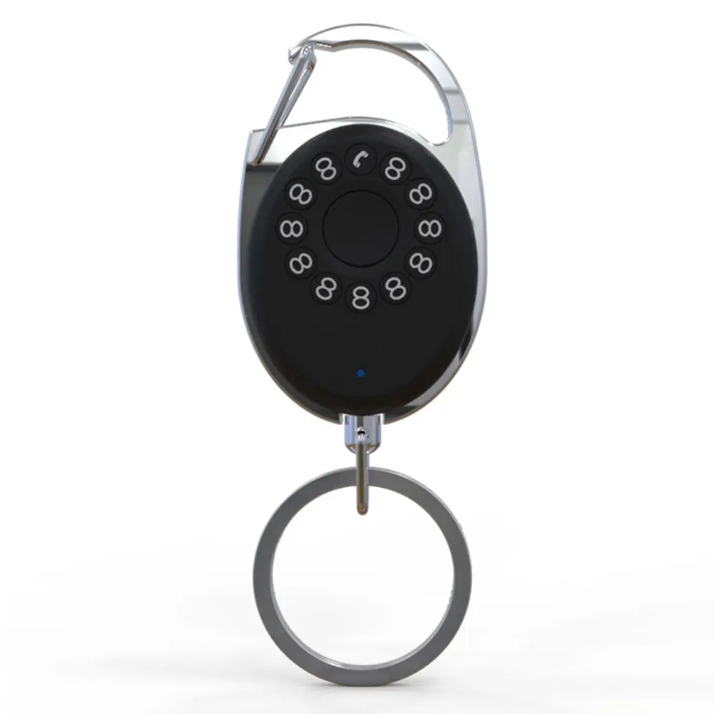 

Smart Bluetooth-compatible Security Alarm Anti-lost Keychain Ring Outdoor Portable Anti Theft Car Locator Mini Smart GPS Tracker