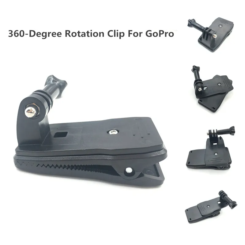 

Backpack Strap Mount Quick Clip Mount Compatible with DJI OSMO ACTION Gopro Hero 10/9/8/7/6/5/4 SJCAM EKEN Camera Accessories