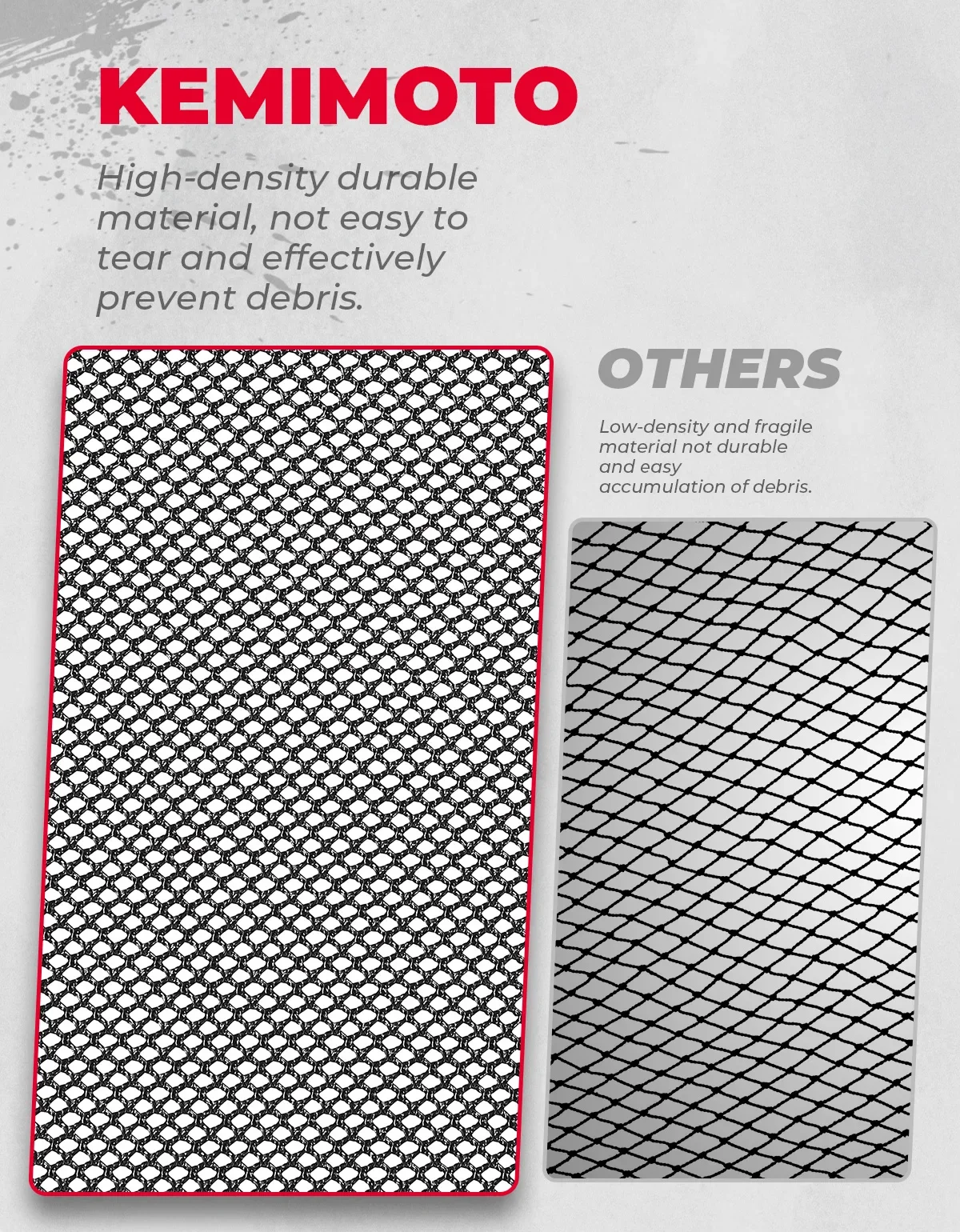 Сетка для окон KEMIMOTO UTV Roll Cage сетка совместимая с Polaris RZR PRO R / XP Turbo 2020-2023 2024