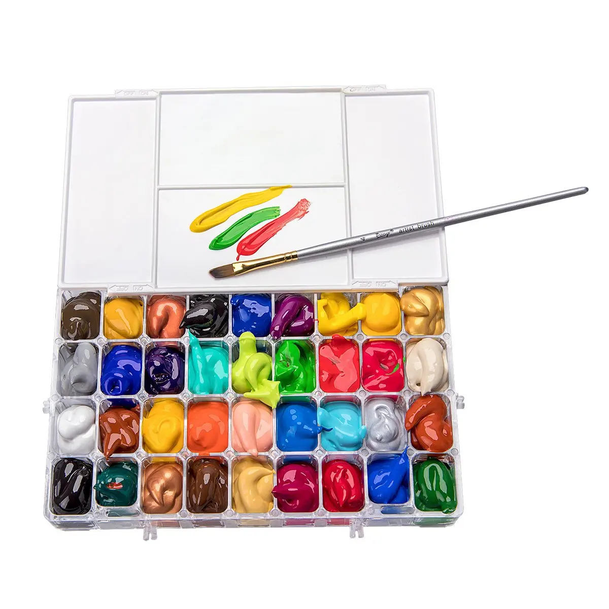 

Watercolor Moisturizing Color Box Anti-leakage Sealed Moisturizing Sketch Paint Box 24/36 Color Box watercolor supplies