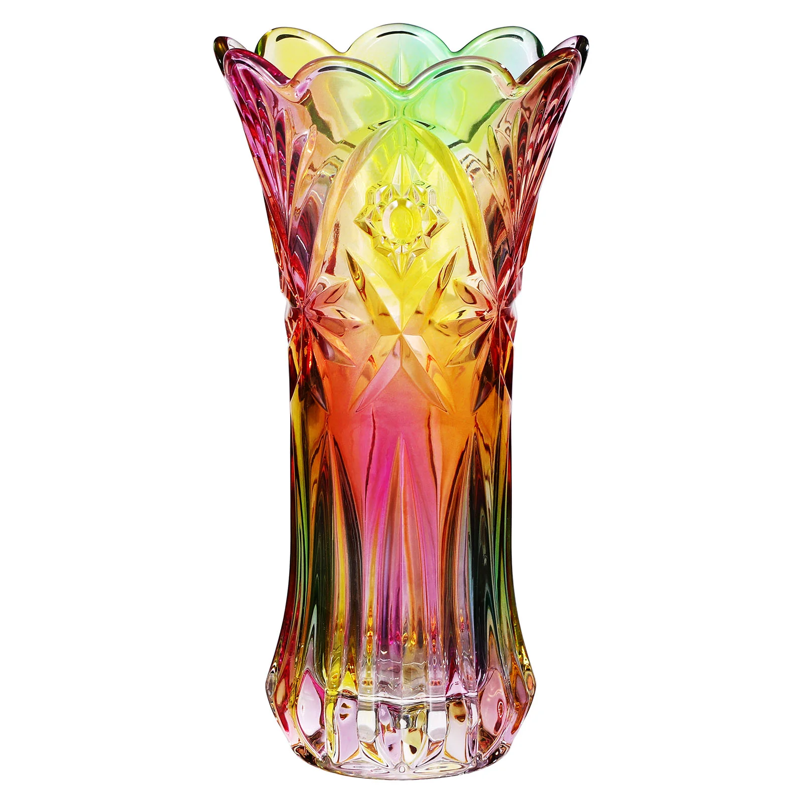 

Vase Crystal Vases Glass Flowersflower Rainbow Clear Decorative Centerpieces Rustic Crystals Black Pitcher Pot Living