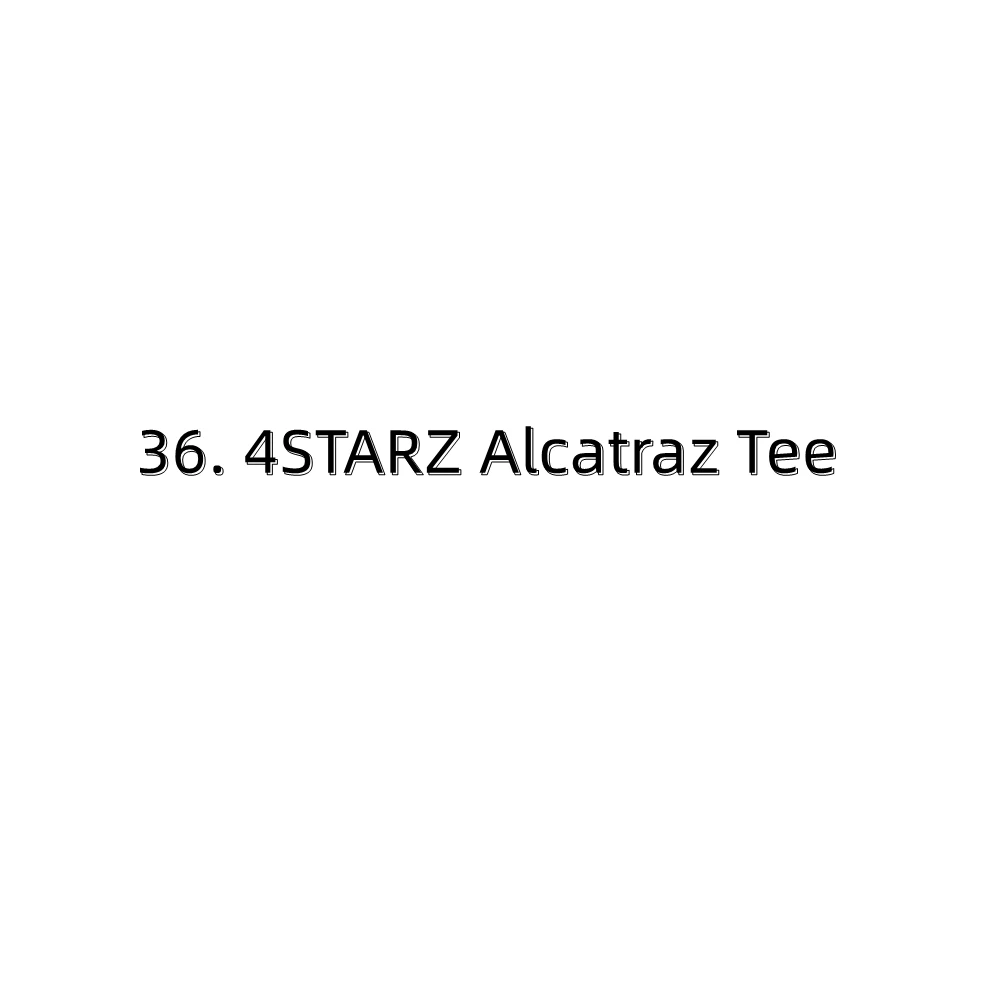 

36. 4STARZ Alcatraz Tee