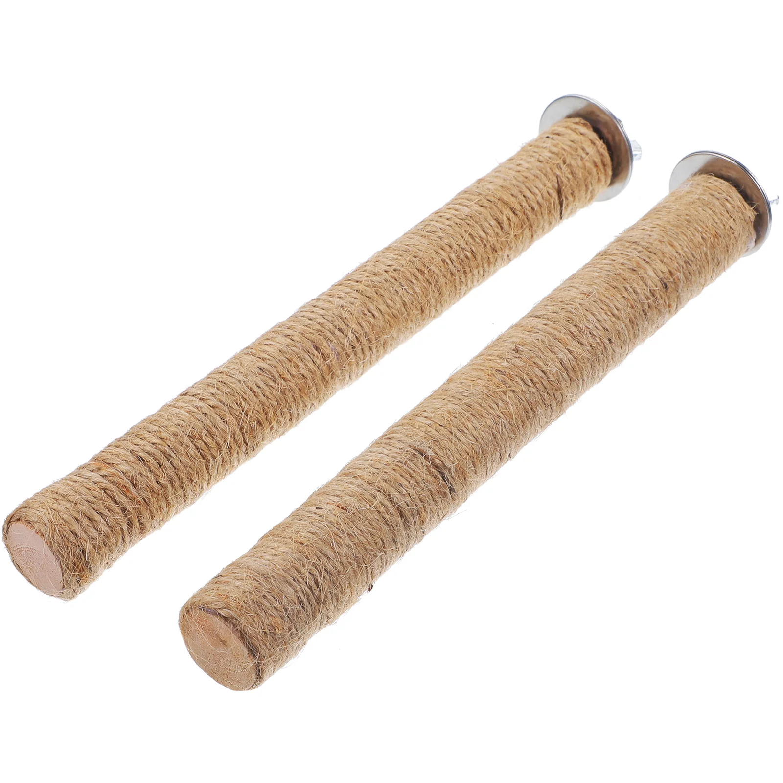 

2pcs Lasting Premium Useful Sturdy Bird Standing Stick Bird Toys Parrot Perch Bird Stand for Bird Cage Accessory Bird Supply