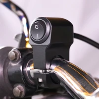 12 60v 10a black motorcycle aluminum alloy handlebar headlight onoff button light switch motor accessory without pilot lamp