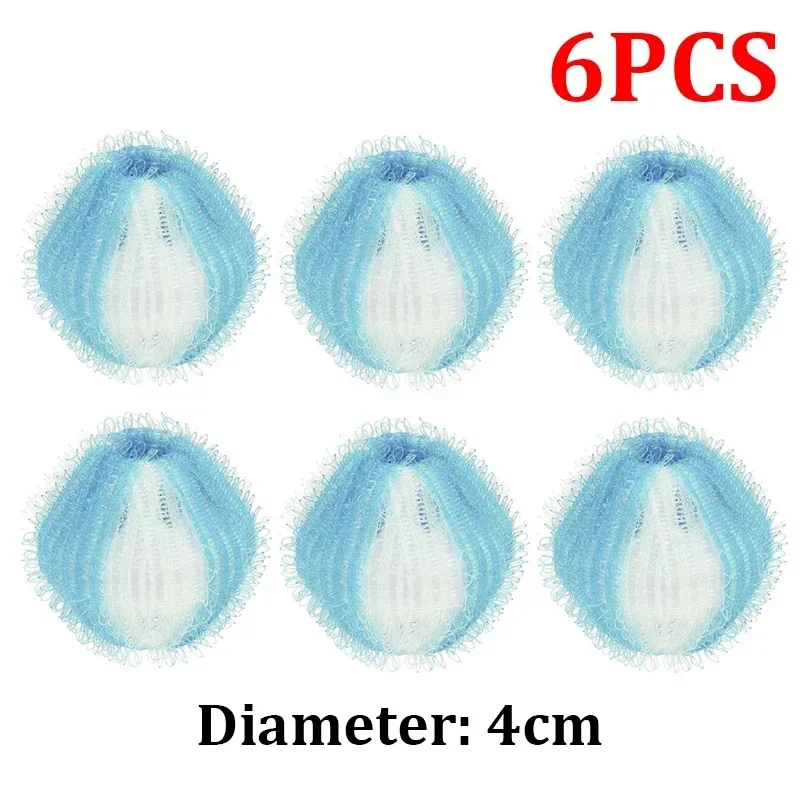 

Шарики для стирки из пластика и нейлона 6/12 шт.