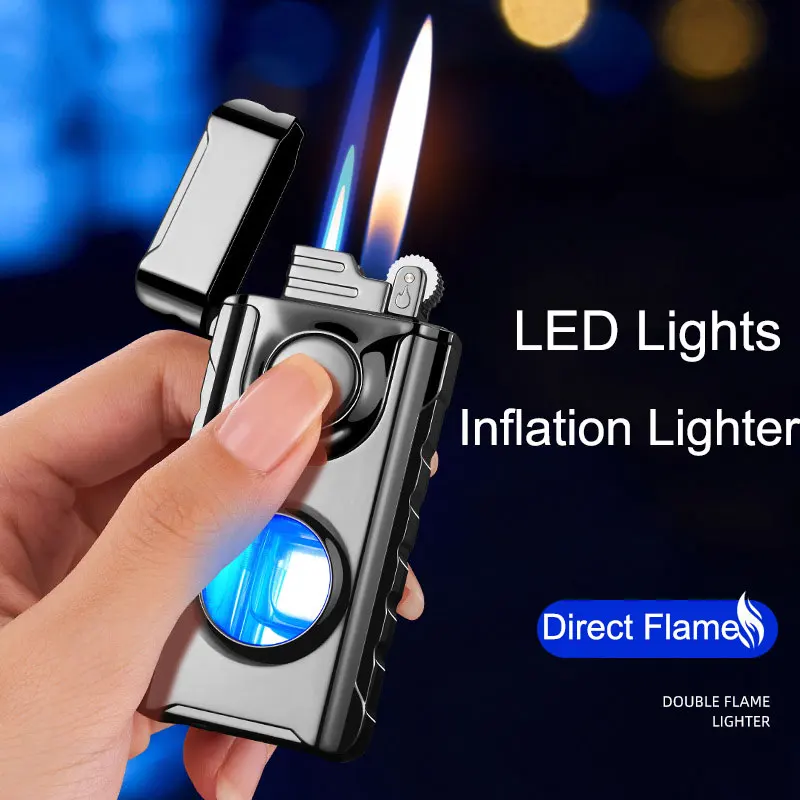 Надувная зажигалка со светодиодной подсветкой
