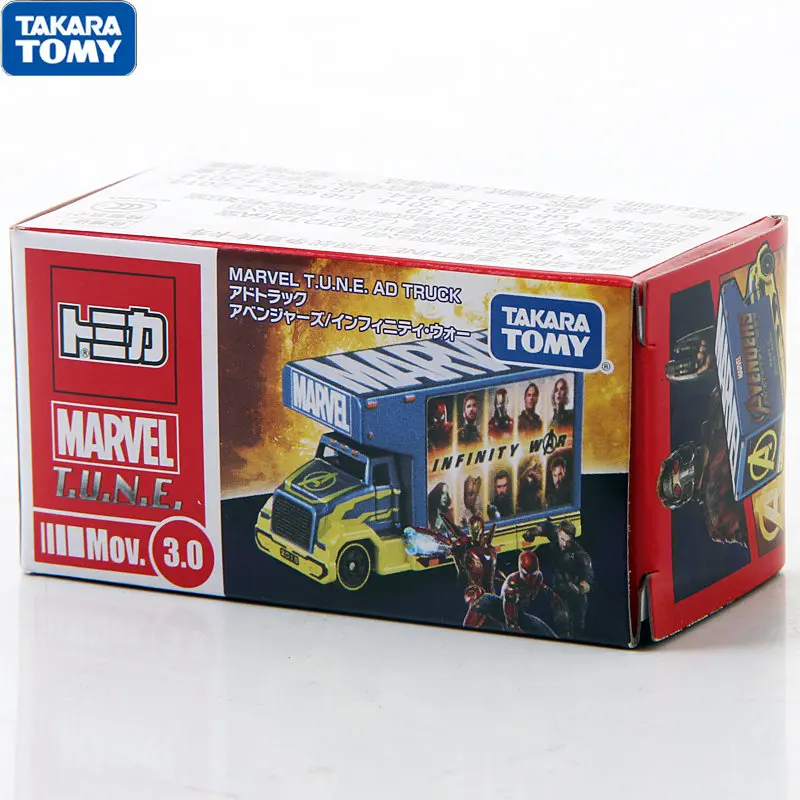 

Takara Tomy Tomica MARVEL TUNE Mov.3.0 Ad Truck Avengers Infinity Metal Diecast Vehicle Car New