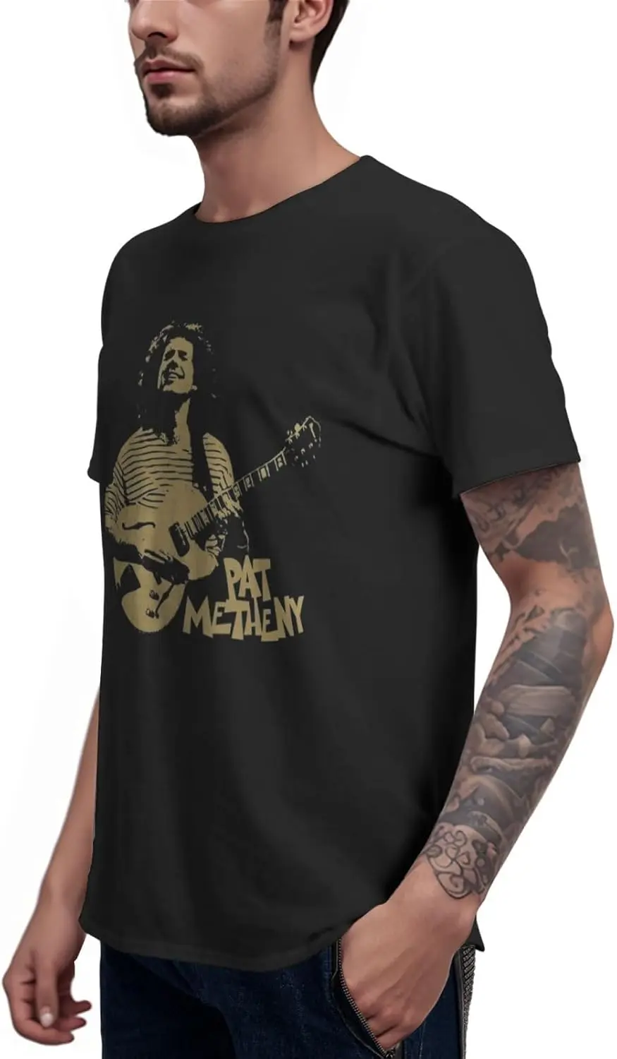 Футболка Pat Music Metheny мужская летняя повседневная футболка хлопковая с круглым