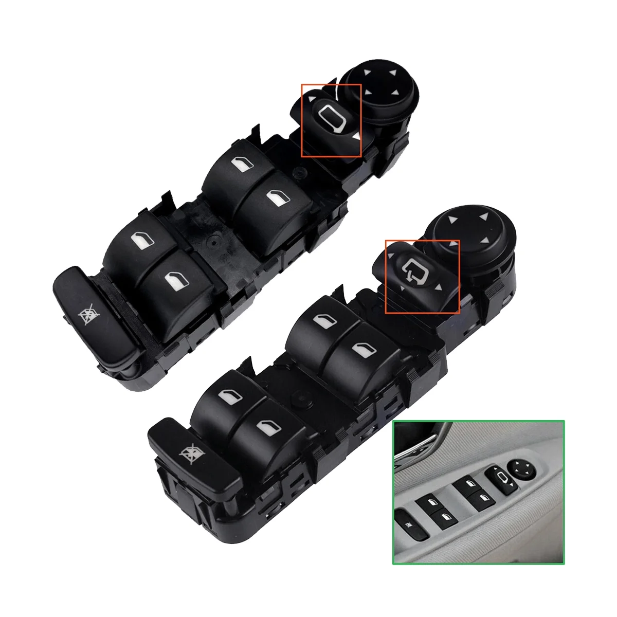 6554. Электрический переключатель стеклоподъемника HA Master для C4 2004-2010