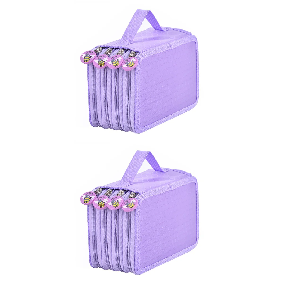 

Case Pen Holder Pouch Slots Big Capacity Orgenizer Organizer Colored Large Aesthetic Drafting Stationery Fountain Purple Storage