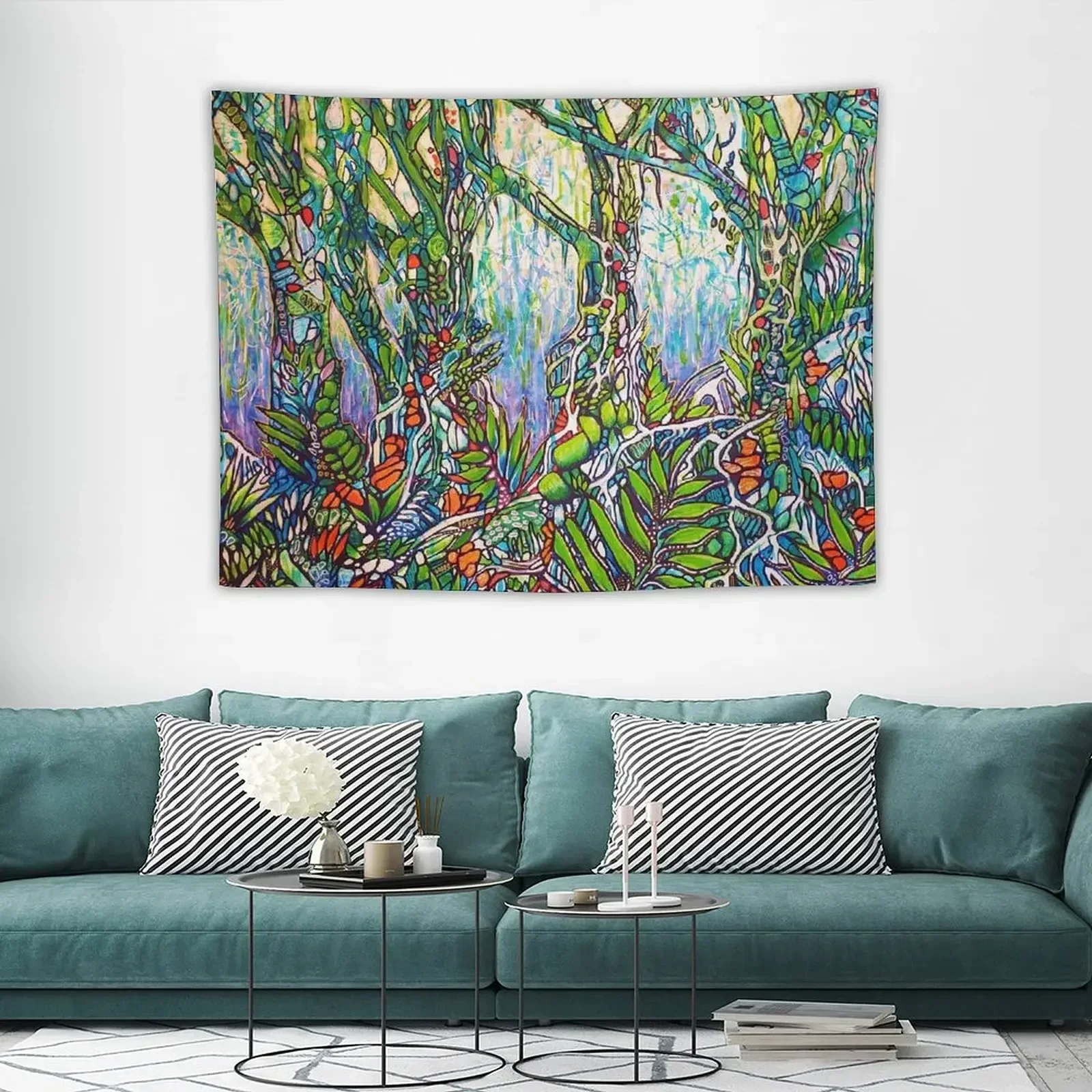 Гобелен из дикого тропического леса гобелен для стен украшение на заказ комнат
