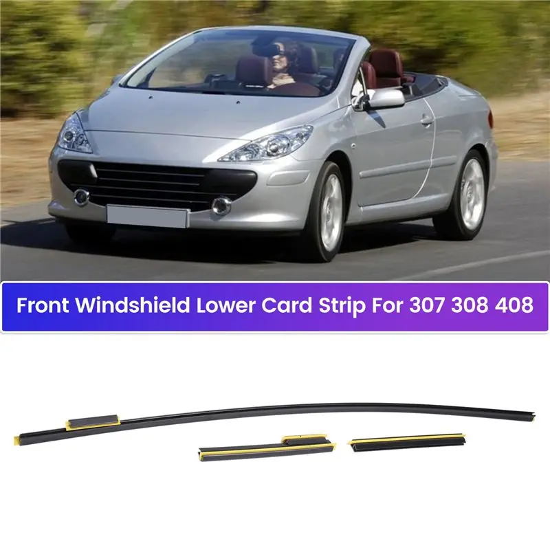 Фото Уплотнительная полоса Stablize 2X 8251L3 для лобового стекла (нижняя) для Peugeot 307, 308, 408, Citroen C4, C4 Pallas №5