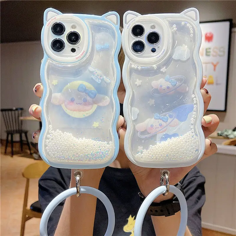

New Sanrio Kawaii Mymelody Cartoon Cute Apple 13Promax Phone Case Female 11 Liusha Iphone12 Transparent Xr/xs Soft Case