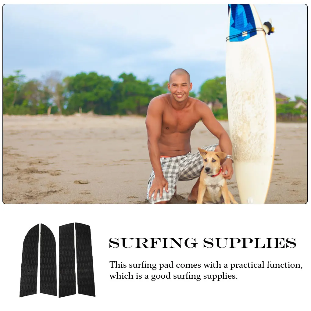 

4X Surfing Pad Foot Traction Convenience Tail Mat Round Hole Sweet Gift