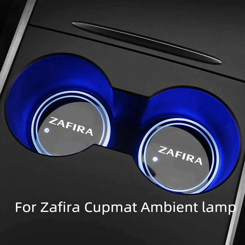 

Для Opel Zafira Автомобильный светящийся фотоэлемент, нескользящий коврик, аксессуары, автомобильные красочные модификации, атмосферные Аксесс...