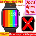 3 шт., 5 шт., Смарт-часы IWO W66 с Bluetooth