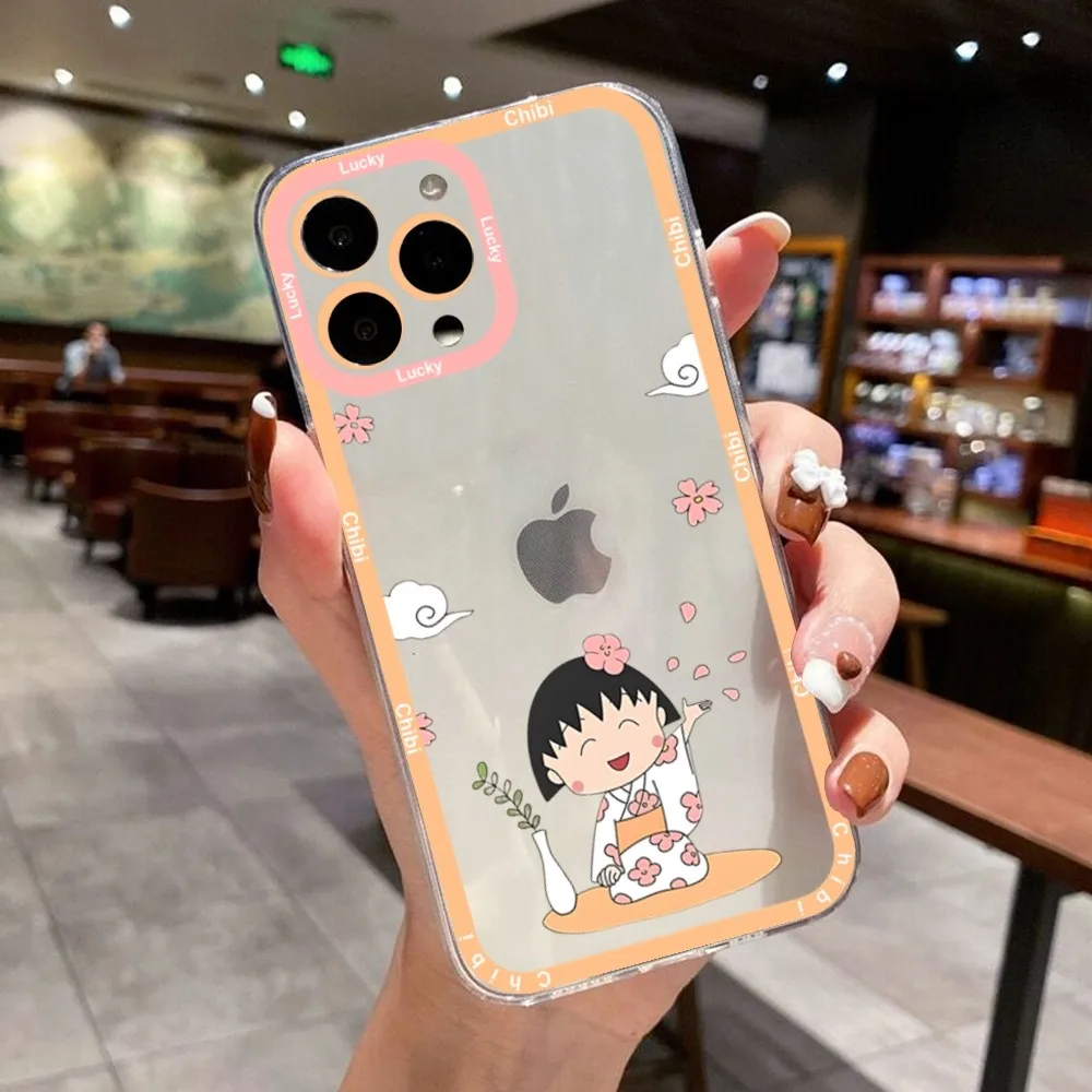 C-Chibi M-Maruko C-Chan Phone Case For IPhone 11 12 13 14 15 Pro Promax Plus Mini 16 16plus 16promax