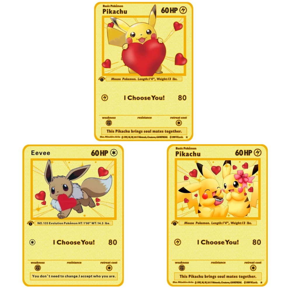 

Металлические Покемоны, карты покемона, строительная карточка, Charizard Pikachu Mewtwo Vmax GX EX, аниме коллекционная карточка, детские игрушки