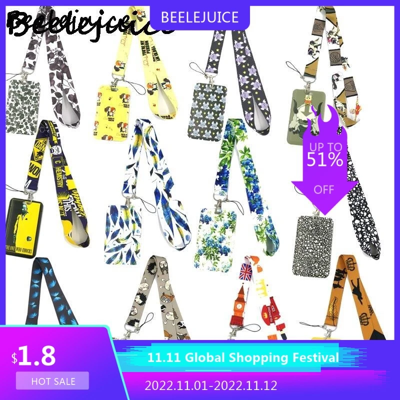 

Key lanyard Car KeyChain ID Card Pass Gym Mobile Phone Badge Kids Key Ring Holder Jewelry Accessories Decorations Gifts