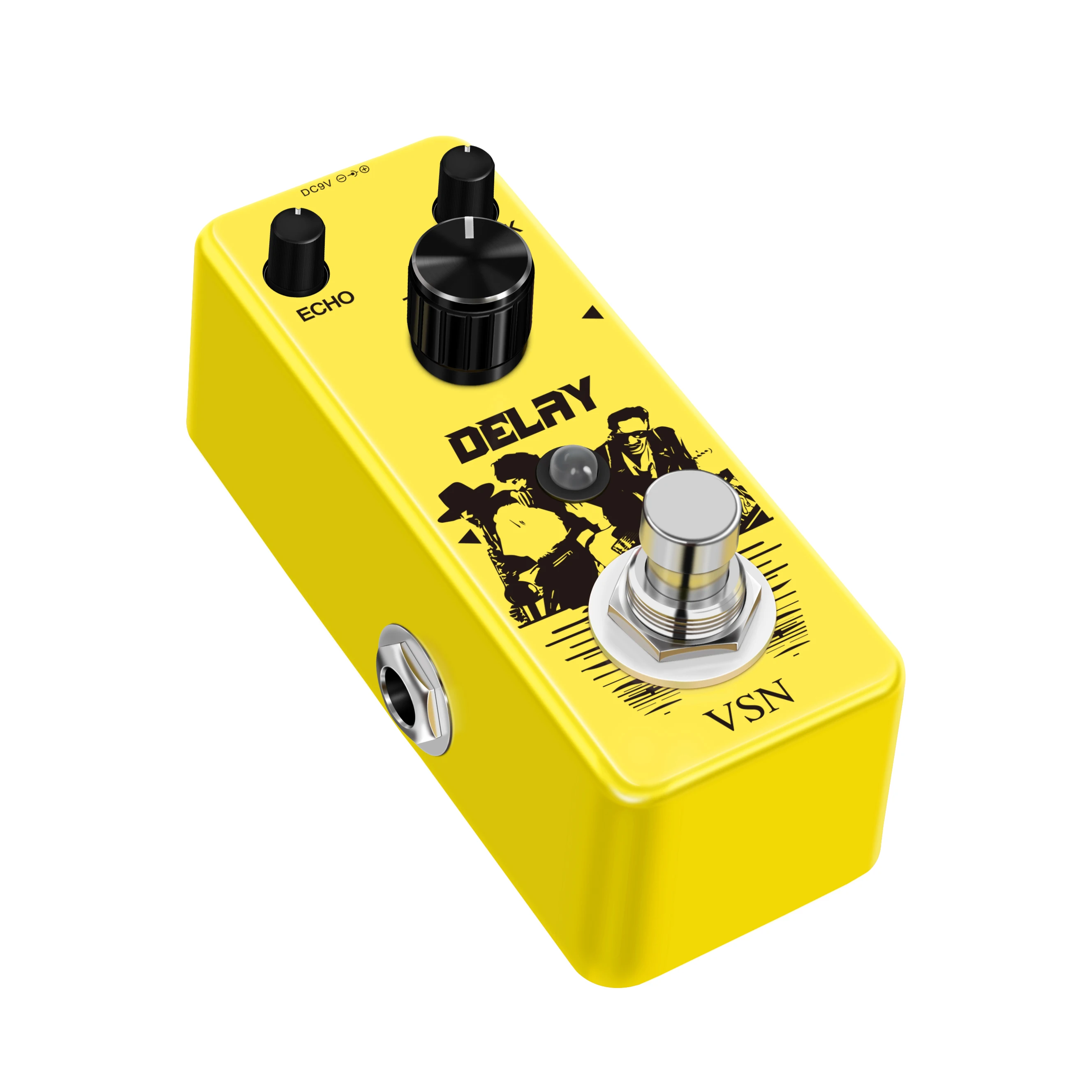 VSN Guitar Delay Analog Pedal Vintage for Electric Guitar Echo Pedals Mini Size True Bypass LEF-314