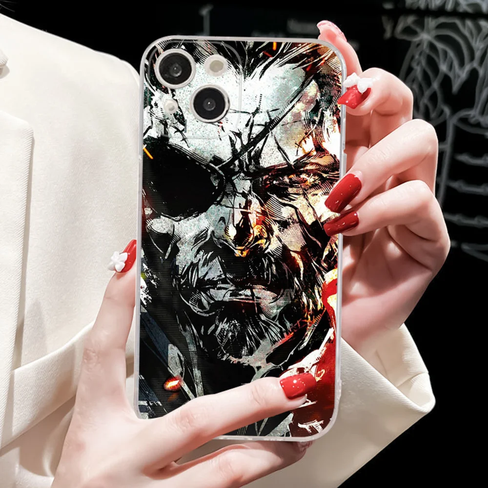 Чехол для телефона M-Metal Gear S-Solid Game IPhone 16 15 8 7 6 6S Plus X SE XR XS 14 11 12 13 Mini Pro Max Mobile Case