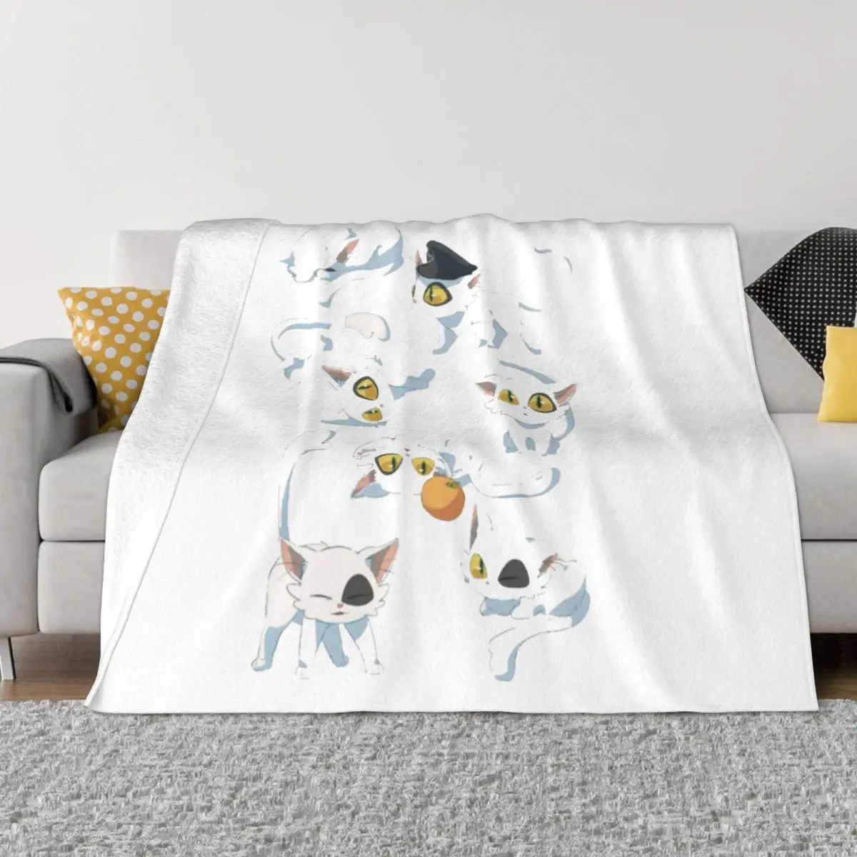 

Suzume No Tojimari Japanese Anime Blanket Flannel Spring Autumn Daijin Cat Warm Throw Blankets for Bed Car Bedspread