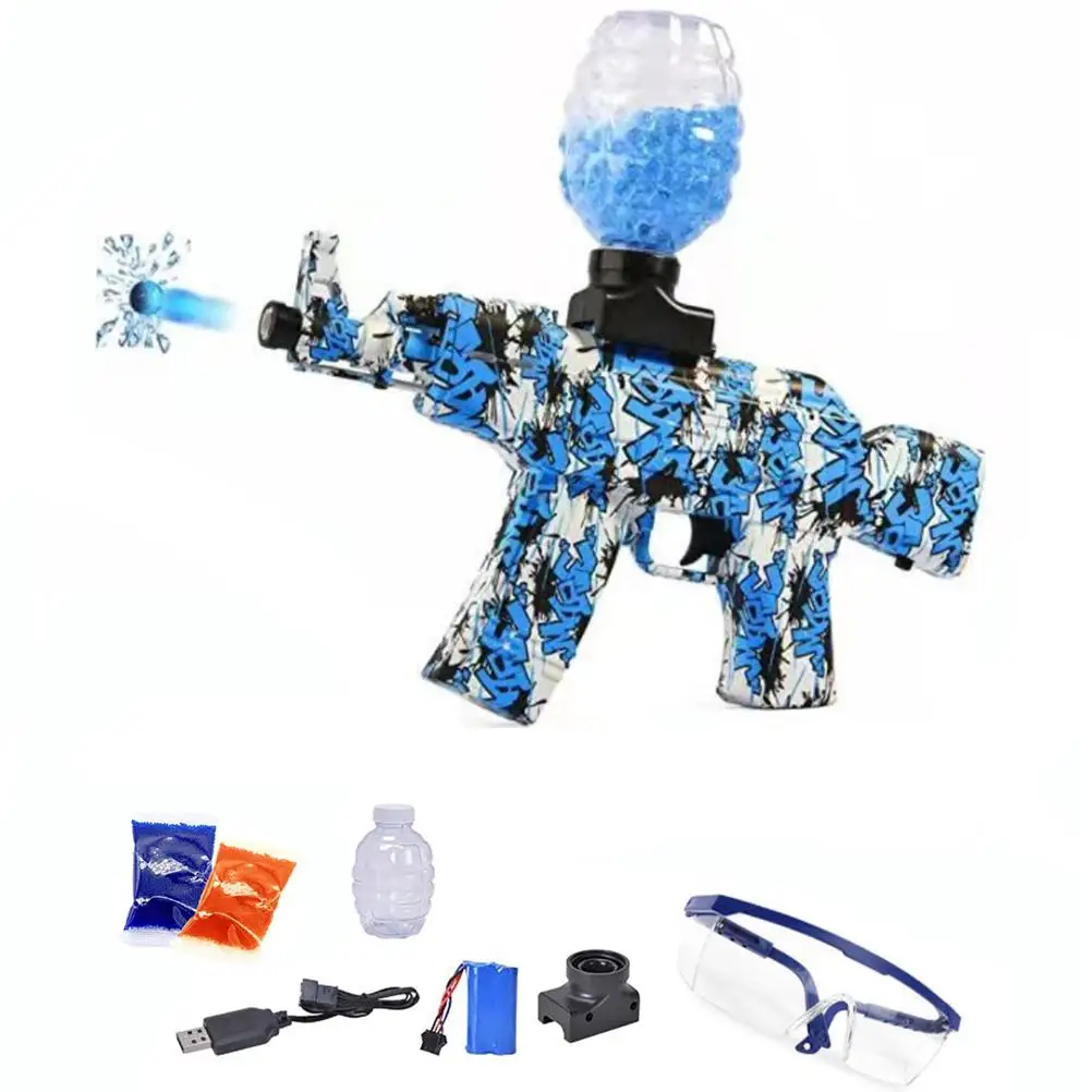 

Plastic Ball Blaster Electric Water Ball Shooting Toys Backyard Fun Outdoor Games for Kids Boys Girls Backyard jungle hills