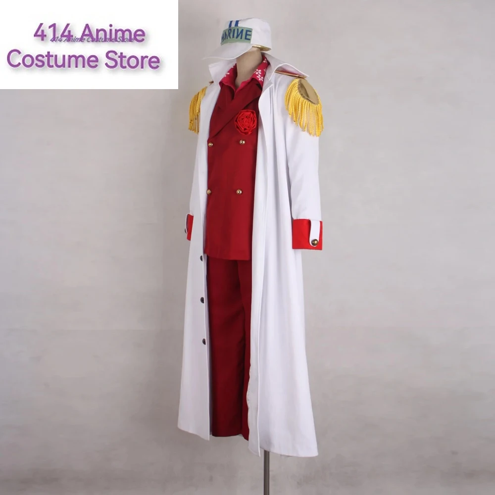 Аниме цельный костюм морской пехоты адмирала саказуки акайну полный пиджак