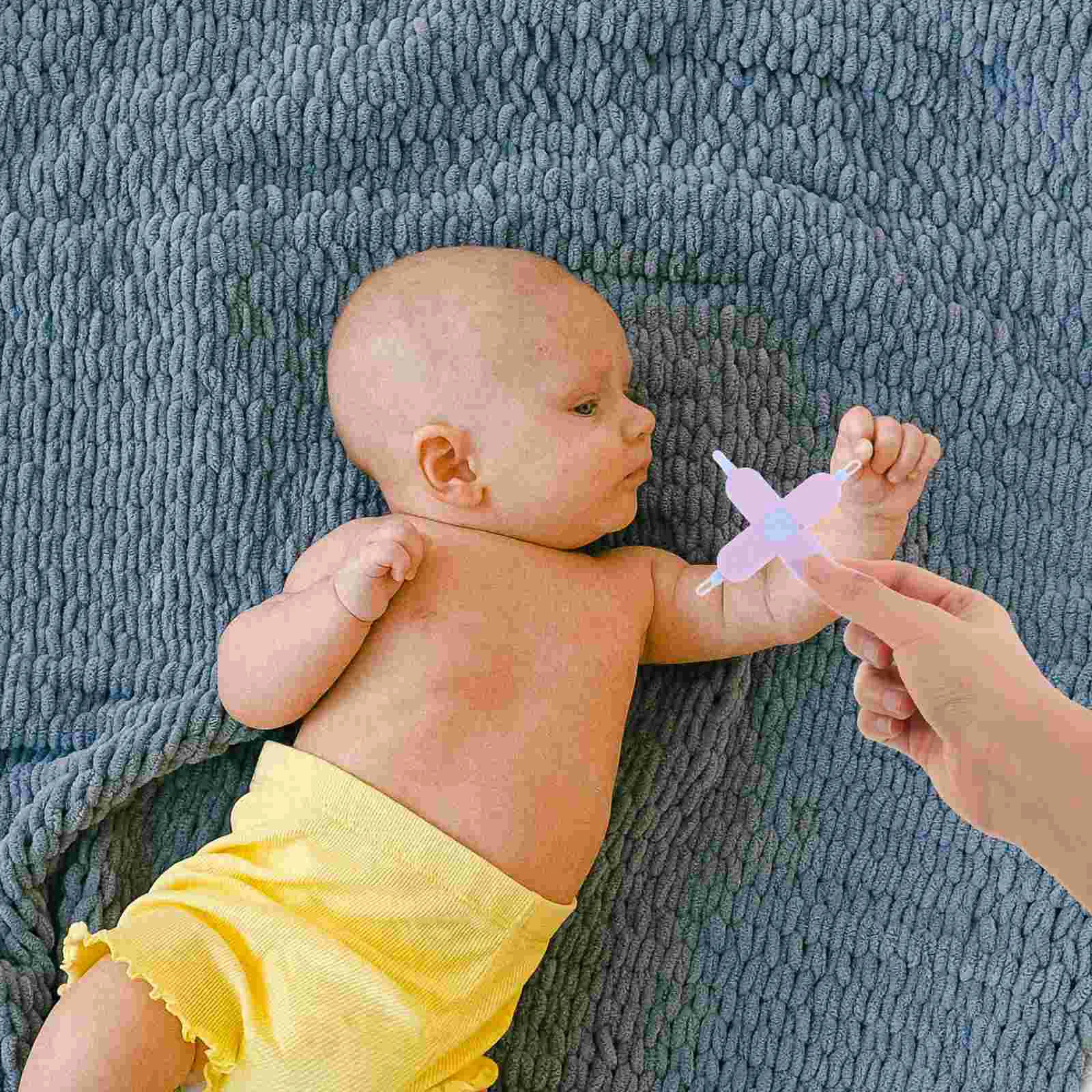 Инструменты для ухода за ребенком гаджеты чистки носа пинцет ногтей розовый