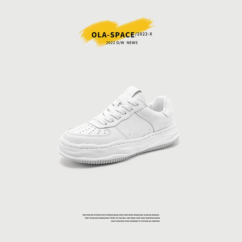 

Platform Sneakers Ladies Skate Shoes Fashion Retro White Sneakers Couples Students Outdoor Sports Casual Shoes Melting Shoes
