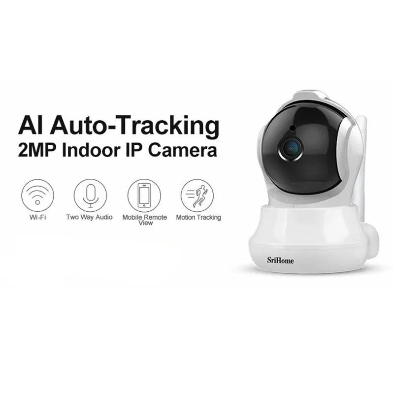

IP-камера видеонаблюдения HD, МП, Wi-Fi, для умного дома