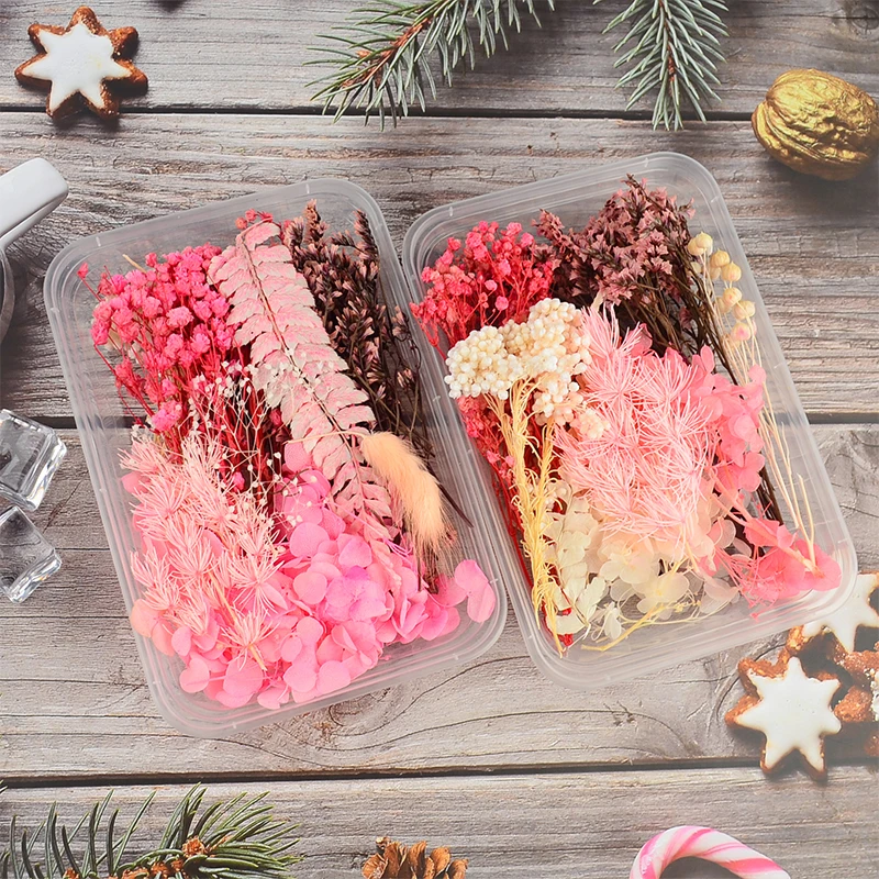 Real Dried Flower Dry Plants Natural  For Aromatherapy Candle Epoxy Resin Pendant Necklace Jewelry Making Craft DIY Accessories