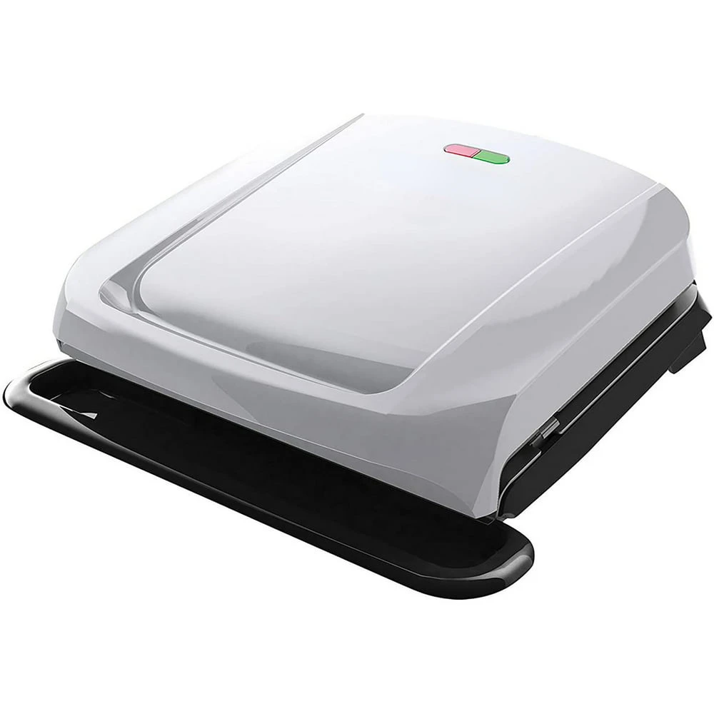 

4 Serving Indoor Grill and Press in Silver
