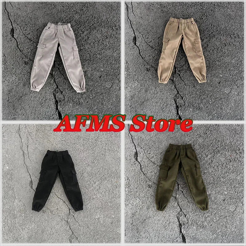 

In Stock 4 Colors 1/12 Scale Male Soldier Fashion Ankle-tied Pants Bib Overall Accessary Fits 6 Inches Action Figure Body Model